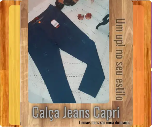 Calça Jeans Capri4